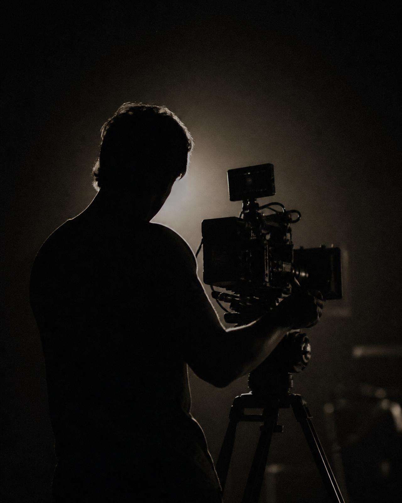 James Person behind the camera